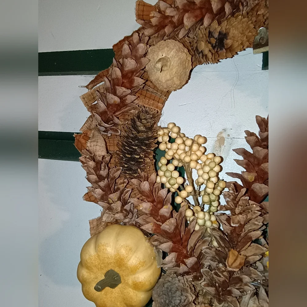 Unique Artisan Handmade Fall Wreath